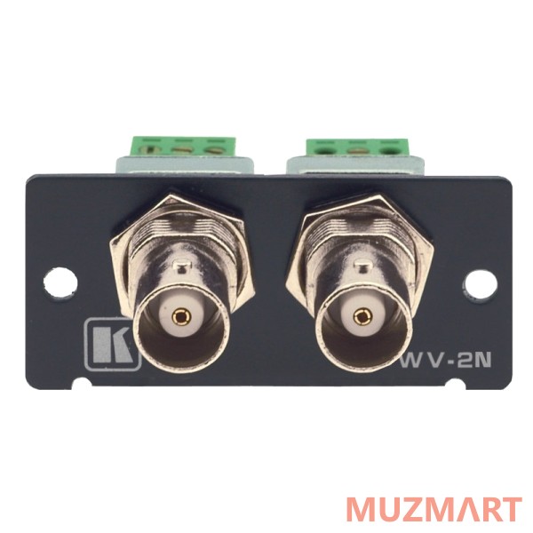 Kramer Electronics WV-2(G) Модуль-переходник с двух разъемов BNC на клеммный блок