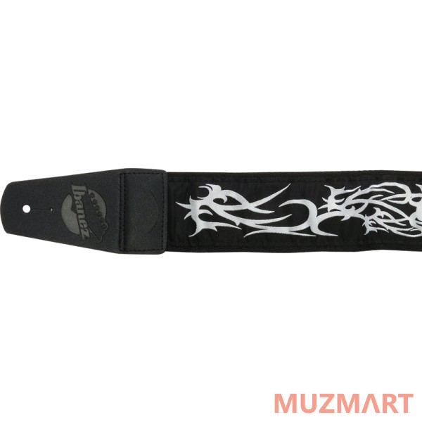 Ibanez GST610TA-BK TATTOO STRAP Гитарный ремень, черный