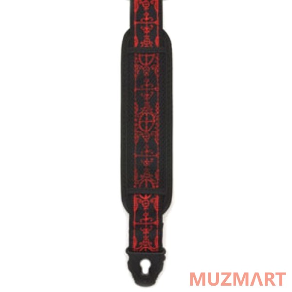 Planet Waves 50MM Planet Lock-Voodoo w/ Pad Ремень нейлон с рисунком `Voodoo`