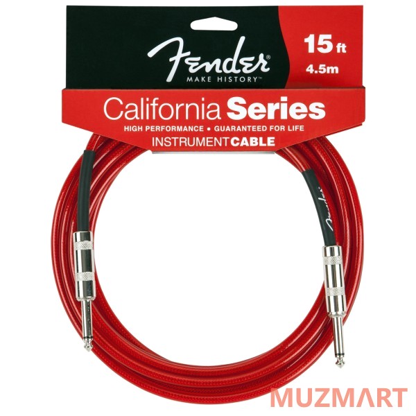 Fender FGC-15R Инструментальный кабель Jack-Jack, 4,5м