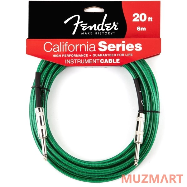Fender FGC-20G Инструментальный кабель Jack-Jack, 6м