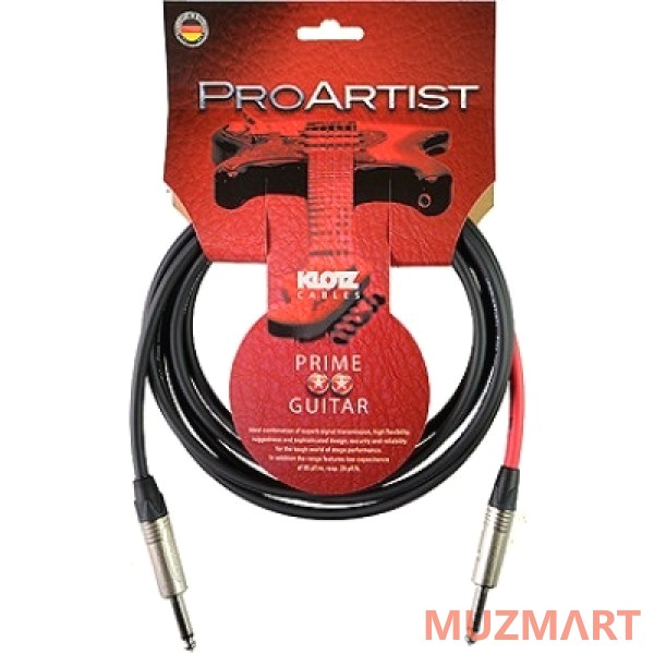 Klotz PRON030PP Pro Artist Инструментальный кабель Jack-Jack, 3м