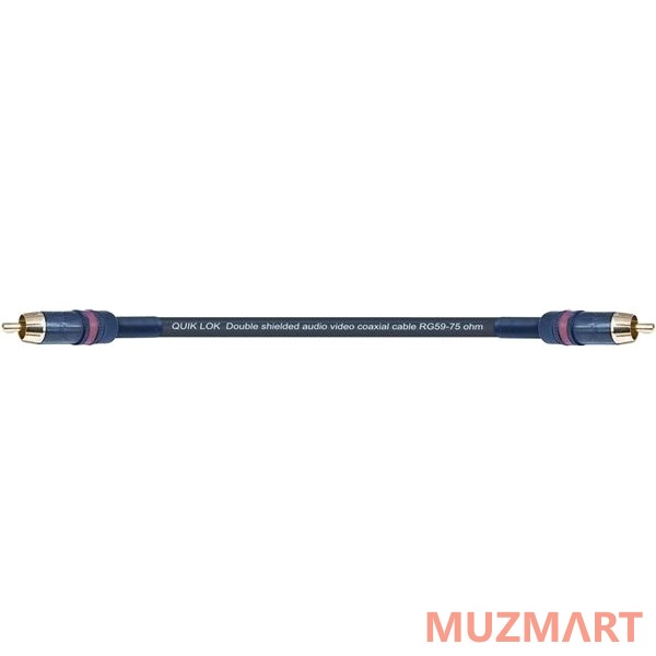 Quik Lok C-SPDIF-3 Цифровой аудиокабель RCA - RCA, 3 м