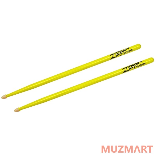 Zildjian 5A Acorn Neon Yellow Барабанные палочки