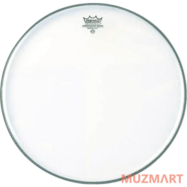 Remo AMBASSADOR 14' CLEAR SNARE SIDE Пластик для малого барабана 14"