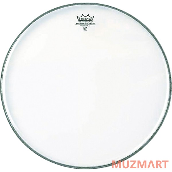 Remo AMBASSADOR 14' HAZY SNARE SIDE Однослойный пластик для малого барабана (нижний)