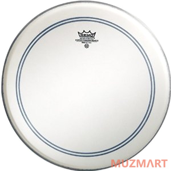Remo POWERSTROKE® 3 14' COATED Однослойный матовый пластик 14"