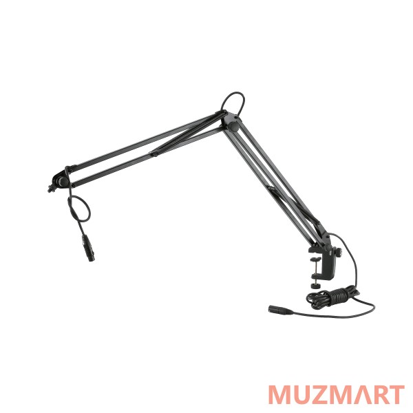 K&M 23850-311-55 Микрофонная стойка со струбциной и микрофонным держателем