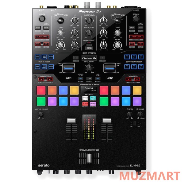 Pioneer DJM-S9 Двухканальный микшер для Serato DJ с возможностью полноценной персональной настройки