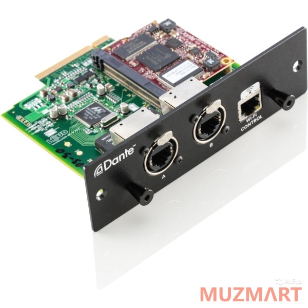 Mackie DL Dante Expansion Card Плата расширения с интерфейсом Dante для DL32R