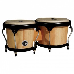 Latin Percussion LPA601-AW Aspire Wood Bongos Natural/Black 6 3/4" - 8" комплект бонго