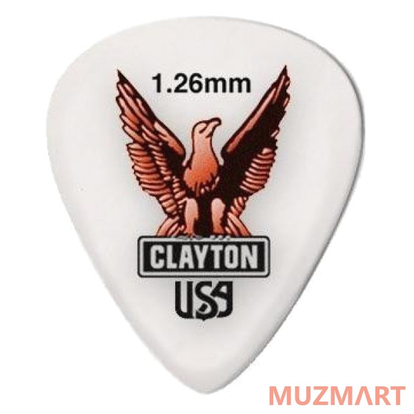 Clayton S126/12 Набор медиаторов, стандартные 1.26 mm 12 шт.