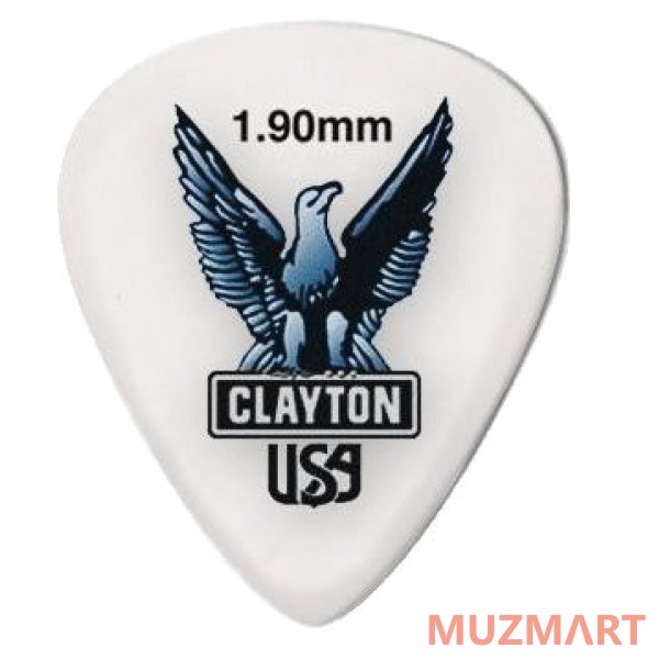 Clayton S190/12 Набор медиаторов, стандартные 1.90 mm 12 шт.