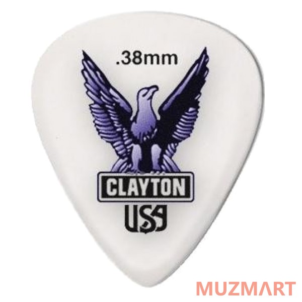 Clayton S38/12 Набор медиаторов, стандартные 0.38 mm 12 шт.