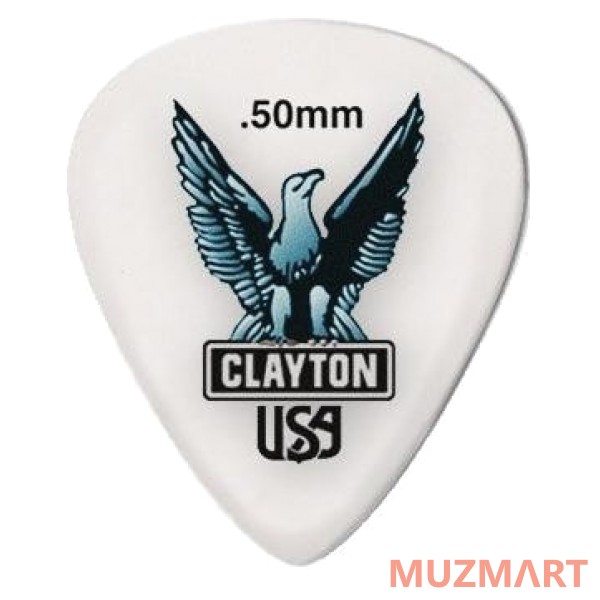 Clayton S50/12 Набор медиаторов, стандартные 0.50 mm 12 шт.