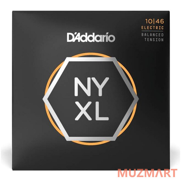 D'Addario NYXL1046BT Струны для электрогитары, 10-46