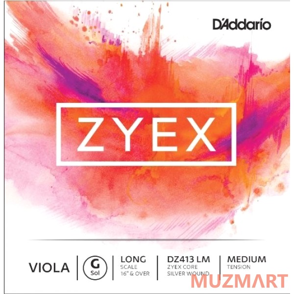D'Addario DZ413 LM Zyex Струна G для альта
