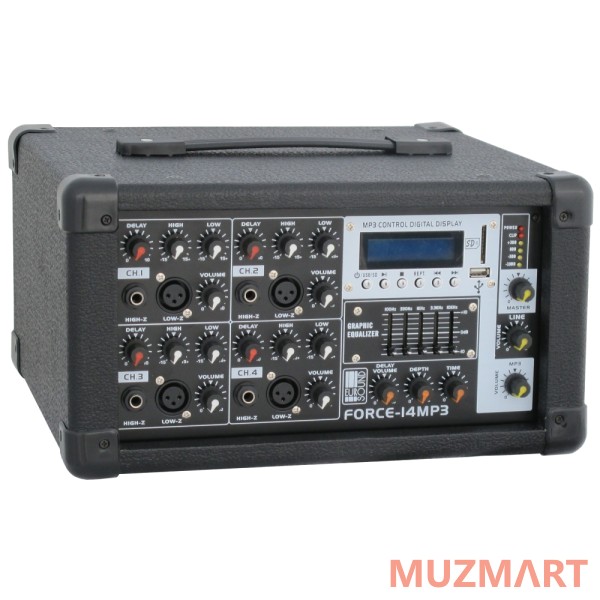 Eurosound FORCE-14MP3 Активный микшерный пульт