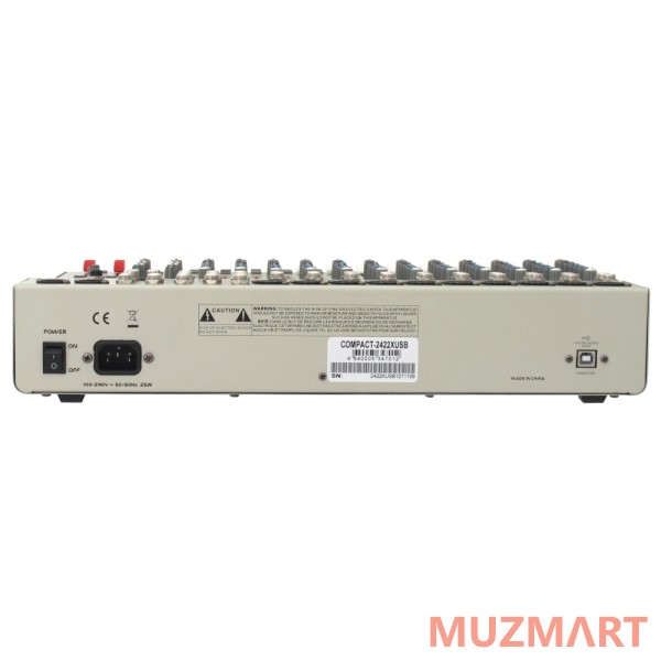Eurosound Compact-2422XUSB Аналоговый микшерный пульт