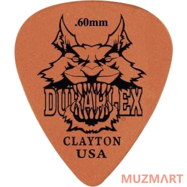 Clayton DXS60/12 Набор медиаторов,  стандартные 0.60 mm 12 шт.