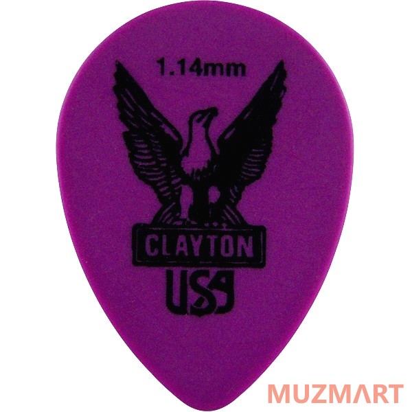 Clayton DXST114/12 Набор медиаторов,  уменьшенные 1.14 mm 12 шт.