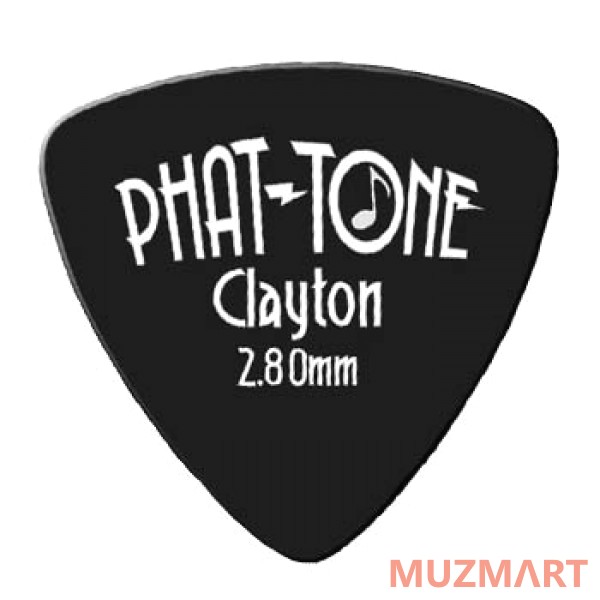 Clayton PTRT/3 Набор медиаторов для бас гитаристов, широкий 2.80 мм 3 шт.