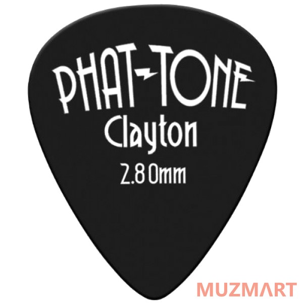 Clayton PTS/3 Набор медиаторов для бас гитаристов, стандартный 2.80 мм 3 шт.