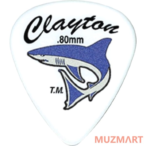 Clayton SH80/6 Набор медиаторов,  стандартные 0.80 мм 6 шт.