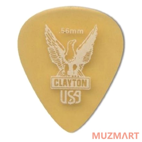Clayton US56/12 Набор медиаторов, стандартные 0.56 mm 12 шт.