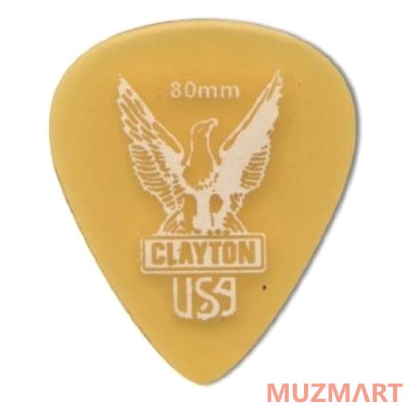 Clayton US80 Набор медиаторов, стандартные 0.80 mm 48 шт.