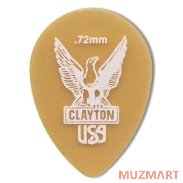 Clayton UST72/12 Набор медиаторов, уменьшенные 0.72 mm 12 шт.