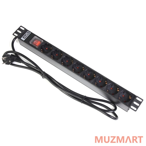 Proaudio Блок силовых розеток PROAUDIO PDU-8S Аксессуары для рэковых шкафов и стоек