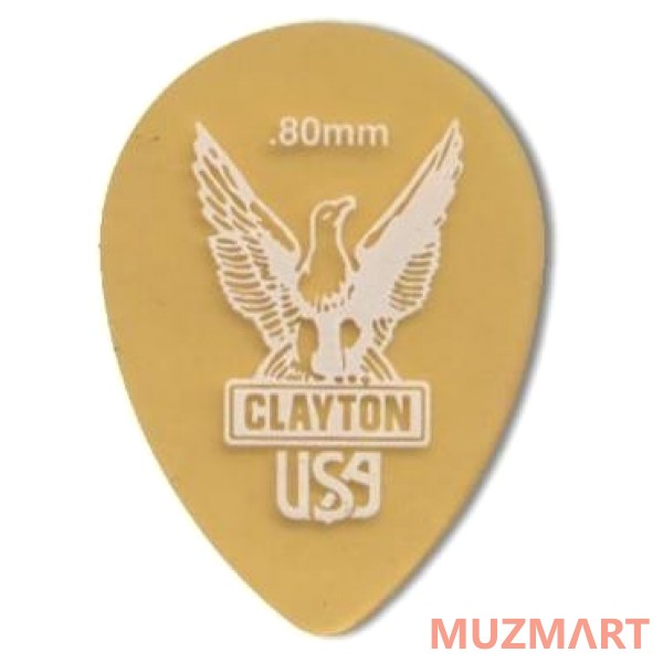 Clayton UST80/12 Набор медиаторов, уменьшенные 0.80 mm 12 шт.