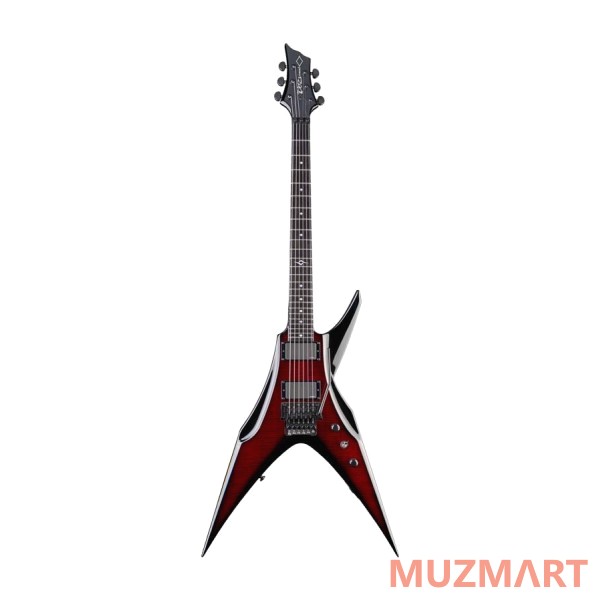DBZ BOPFM3-FR-TR Bird Of Prey FM-FR Trance Red Электрогитара с кейсом