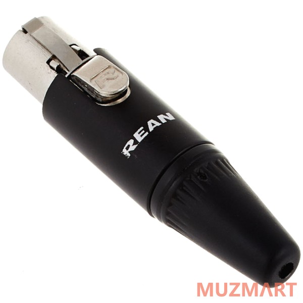Neutrik RT3FC-B Кабельный разъем mini XLR female 3 контакта