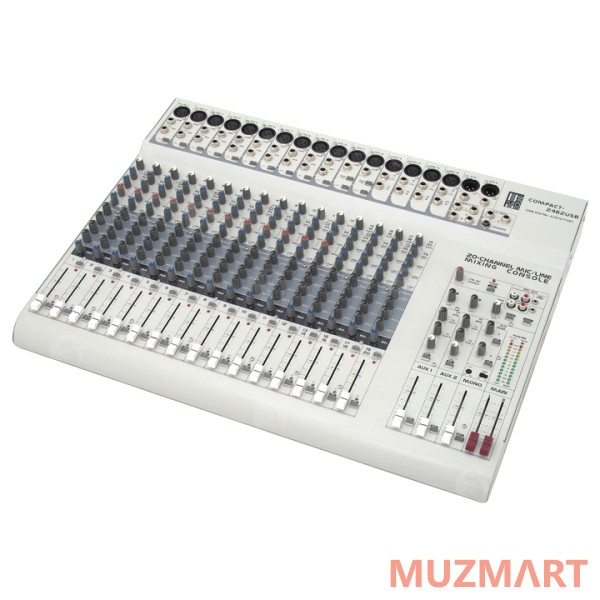 Eurosound Compact-2462USB 20-канальный микшерный пульт