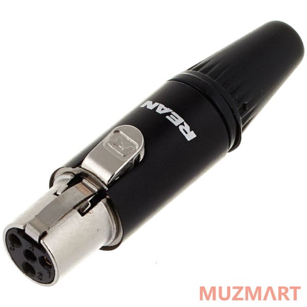 Neutrik RT4FC-B Кабельный разъем mini XLR female 4 контакта