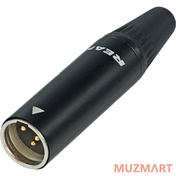 Neutrik RT3MC-B Кабельный разъем mini XLR male 3 контакта