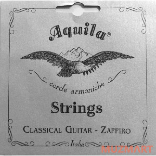 Aquila ZAFFIRO 129C Струны для классической гитары, посеребренная медь