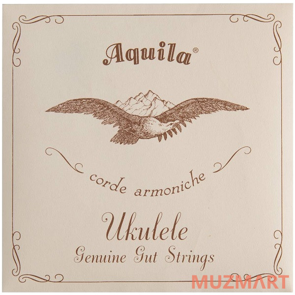 Aquila GENUINE GUT 1U - (High G-C-E-A) Жильные струны для укулеле сопрано