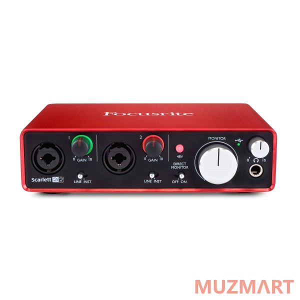 Focusrite Scarlett 2i2 2nd Gen USB аудио интерфейс