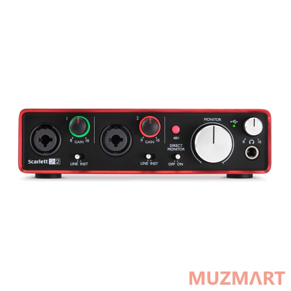 Focusrite Scarlett 2i2 2nd Gen USB аудио интерфейс