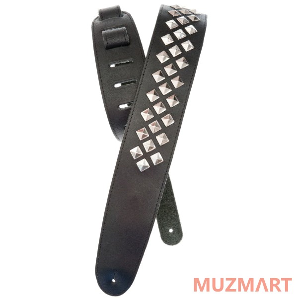 Planet Waves 25LGS01 Кожаный гитарный ремень, Metal Strap