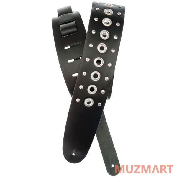Planet Waves 25LGS02 Кожаный гитарный ремень, Metal Strap