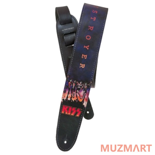 Planet Waves 25LK03 Кожаный ремень для гитары, Kiss Destroyer