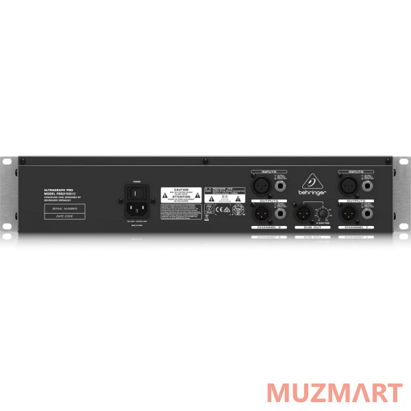 Behringer FBQ3102HD 2-канальный 31-полосный графический эквалайзер