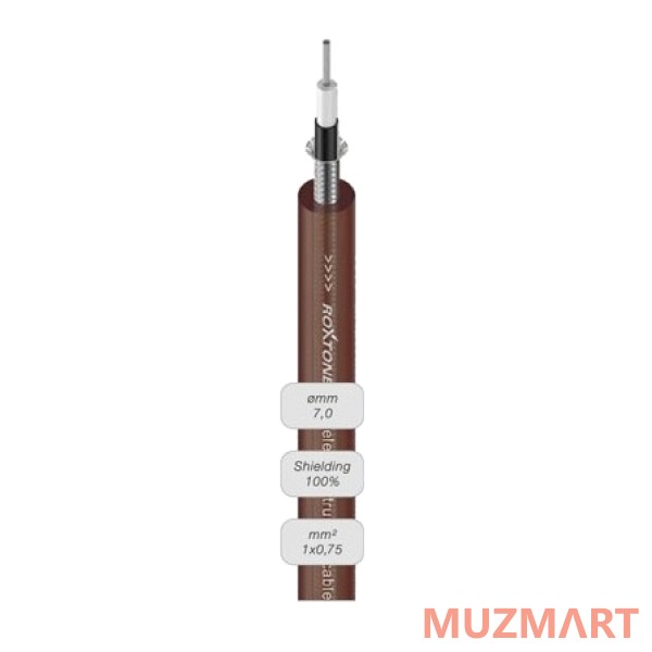 Roxtone GC080/100 Brown Кабель инструментальный на катушке  (100 м)