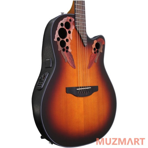 Ovation CE44-1 Celebrity Elite Mid Cutaway Sunburst гитара электроакустическая