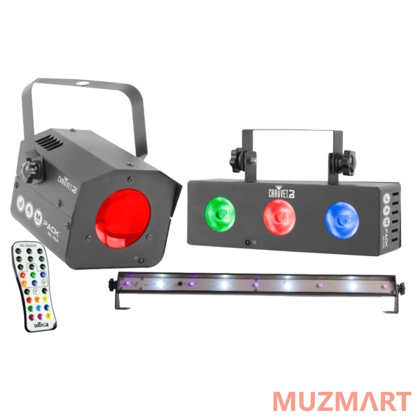 Chauvet DJ JAM Pack Silver Комплект светового оборудования FX+UV+STR+WASH