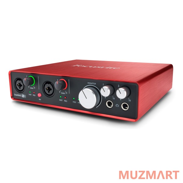 Focusrite SCARLETT 6I6 2ND GEN USB аудио интерфейс, 6 входов/6 выходов